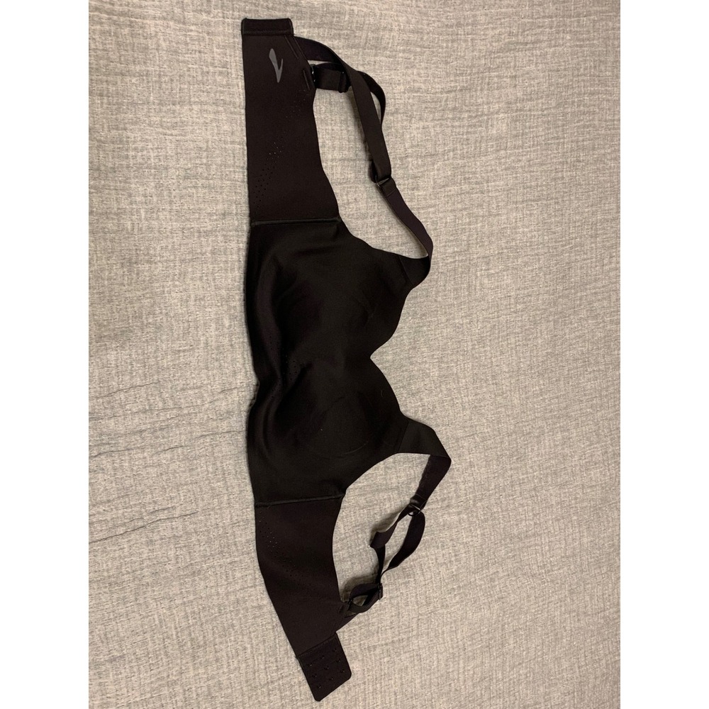 Brooks Dare Racerback Sports‎ Bra Black 34C Fit Support Workout